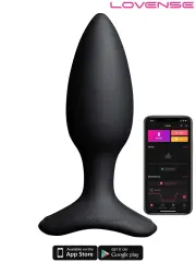 Lovense Hush 2 Anal Plug (1.5”) - App Kontrollü, Şarjlı, Sessiz Titreşimli Akıllı Plug