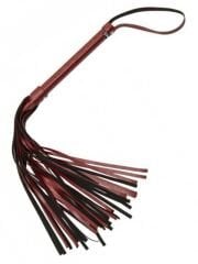 Kırmızı Püsküllü Deri Kırbaç – Fantazi Seti | 724Haz