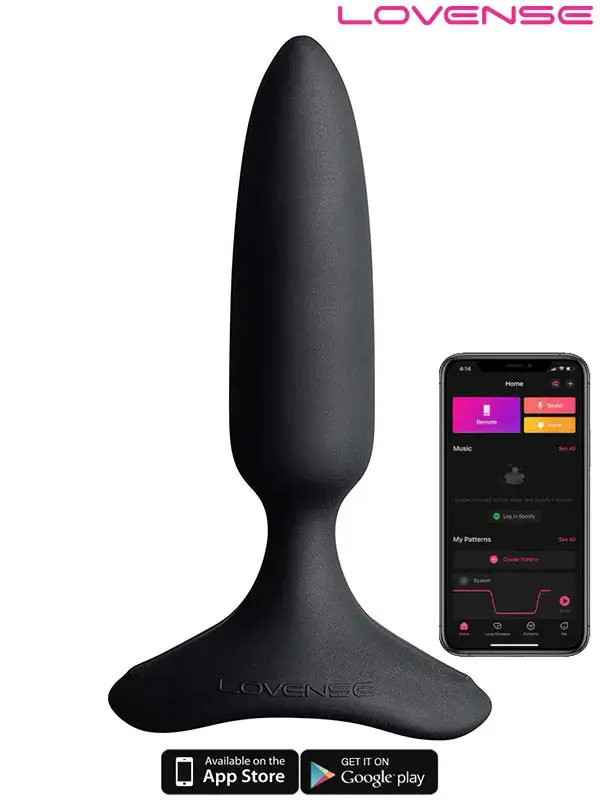 Lovense Hush 2 1” App Kontrollü Anal Plug | Bluetooth Titreşimli, Akıllı Seks Oyuncağı