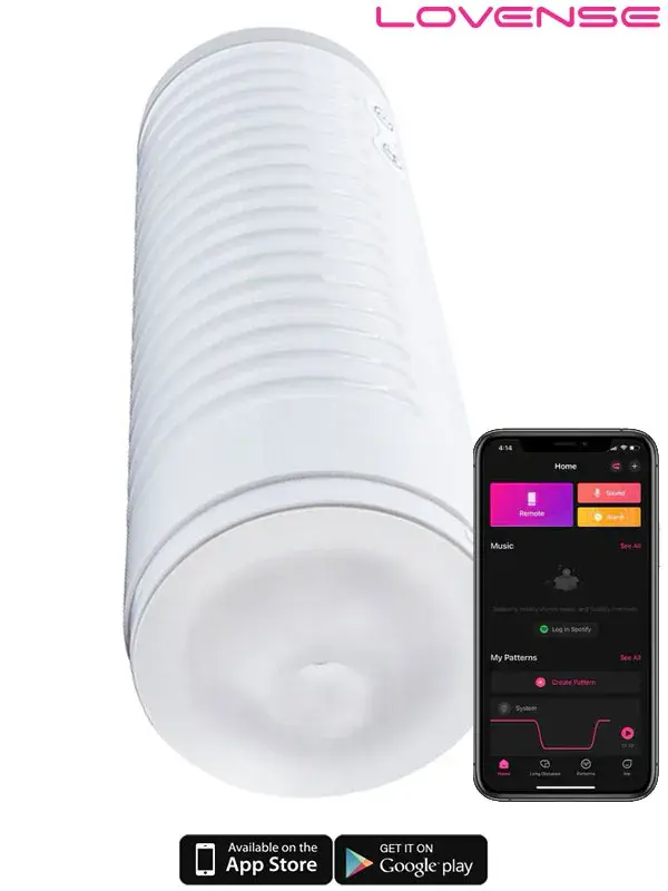 Lovense Max 2 App‑Controlled Masturbator | Titreşimli & Otomatik Emme