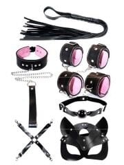 7 Parçalı Fetis Set 1 – Suni Deri Fantezi Aksesuar Seti | 724Haz