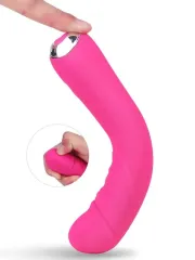 Isıtmalı Titreşimli Esnek Vibratör 21 cm | Şarjlı, Su Geçirmez