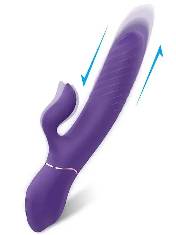 Isıtmalı ve İleri Geri Hareketli Şarjlı G-Spot Vibratör – 21 cm