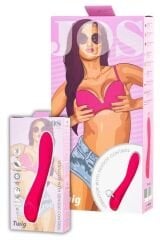 Censan Jos Twig 20,5cm Pembe Vibratör