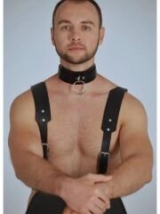 Erkek Harness Tasma Detaylı Fantezi Model