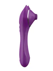 Klitoral Emiş Özellikli Çift Taraflı İtme Hareketli Vibratör - 12 Titreşim Modu