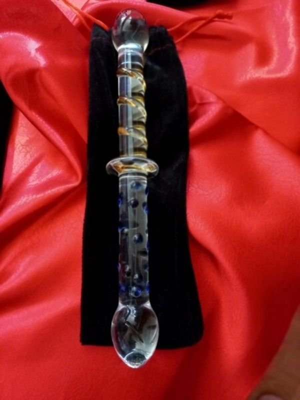 Çift Taraflı Cam Dildo | Şeffaf, Kırılmaz Cam ve Estetik Tasarım | 724Haz