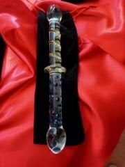 Çift Taraflı Cam Dildo | Şeffaf, Kırılmaz Cam ve Estetik Tasarım | 724Haz