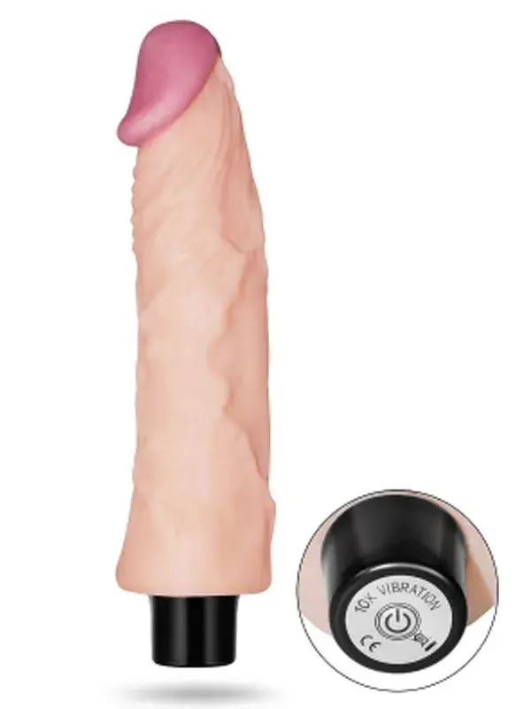 Yumuşak Et Dokusunda Titreşimli Vibratör – 20 cm Gerçekçi Doku