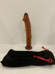 15.5 cm Cam Anal ve Vajinal Dildo | Çok Fonksiyonlu, Şeffaf Tasarım