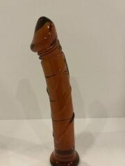 15,5 cm Cam Anal ve Vajinal Dildo | Şeffaf Estetik ve Hijyenik Kullanım | 724Haz